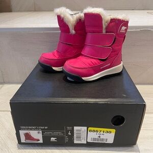 Sorel Kids' Fuchsia Waterproof Boots